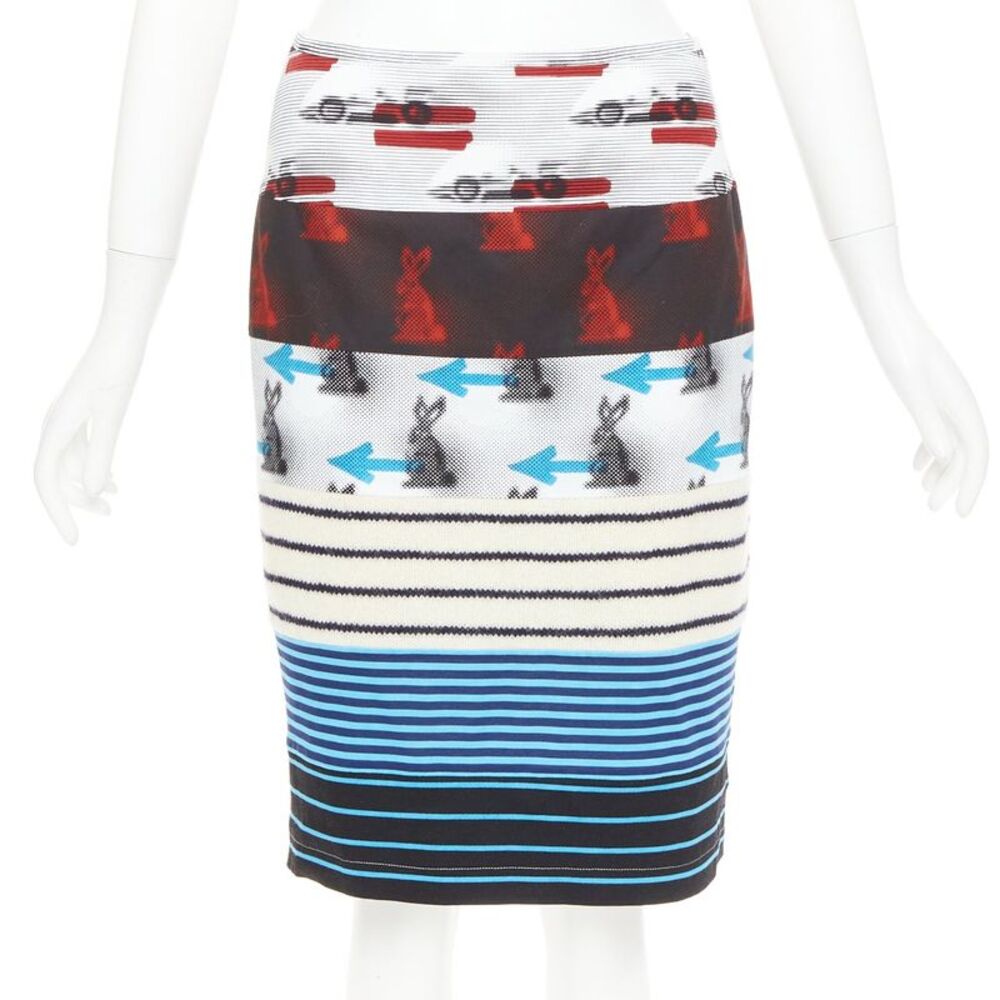 Prada 2015 Knit Patchwork Skirt